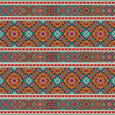 Geleneksel Hint süsü. vektör illüstrasyonu.