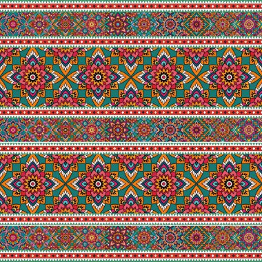 Dikişsiz etnik kabile desen