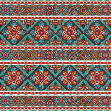 Ulusal süslemedeki kusursuz desen.