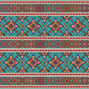 Soyut etnik vektör çizgisi modeli. Süslü tasarım kusursuz tasarım