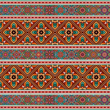 Nakış tarzında geleneksel bir süs. Ukrayna etnik düzeni. tasarım elemanı. vektör illüstrasyonu