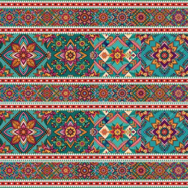 geleneksel süs çiçek desenli bandana.