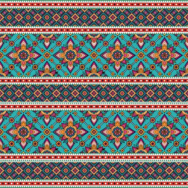 soyut etnik vektör çizgisi deseni