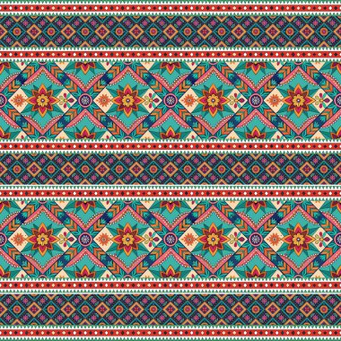 Soyut geometrik şekilli kusursuz desen