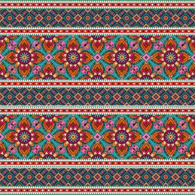 soyut renkli altıgen kare geometrik dikişsiz desen simetrik kaleydoskop moda, tasarım