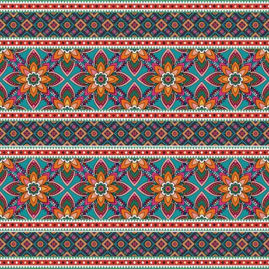 vektörsüz etnik model, renkli geometrik arkaplan