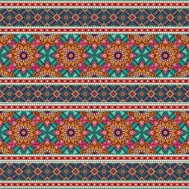 Kusursuz çiçek süsü. vektör illüstrasyonu.