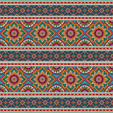 etnik seamless modeli. vektör çizim.
