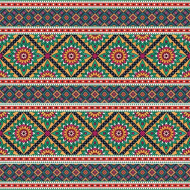 Etnik model. el çizimi süs