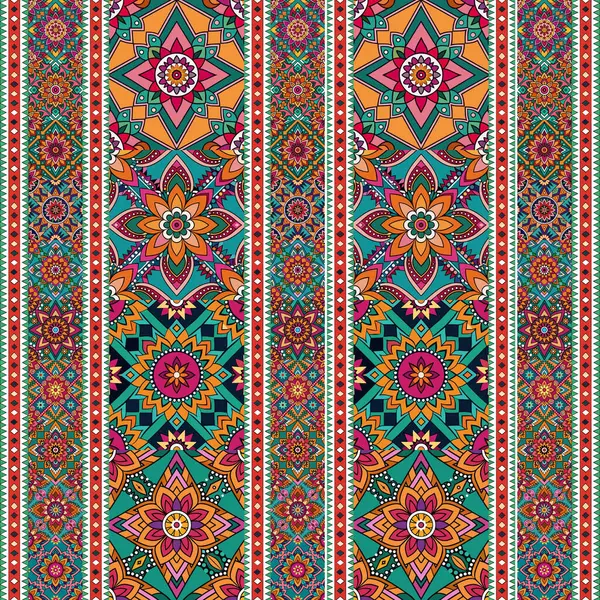 Renkli etnik çiçekli arka plan