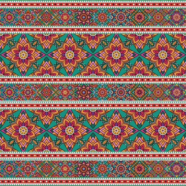 Tekstil veya ambalaj için etniksiz vektör deseni