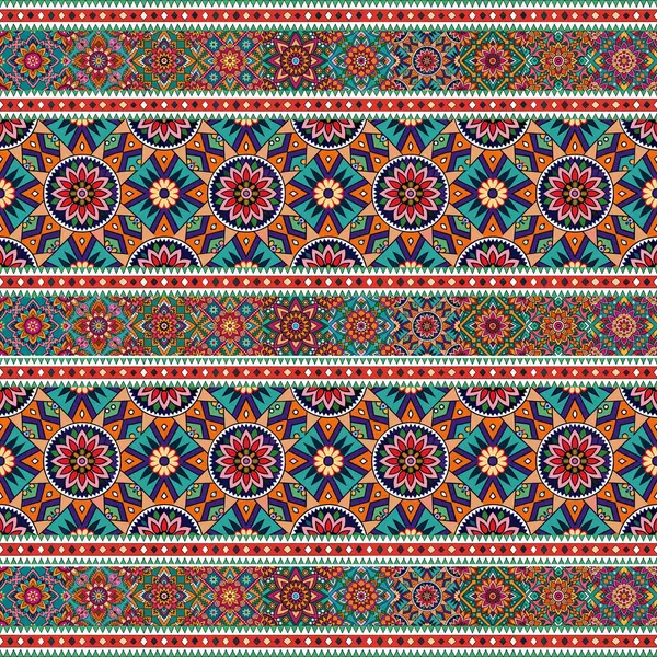 Kusursuz çiçekli etnik desen. soyut süs deseni