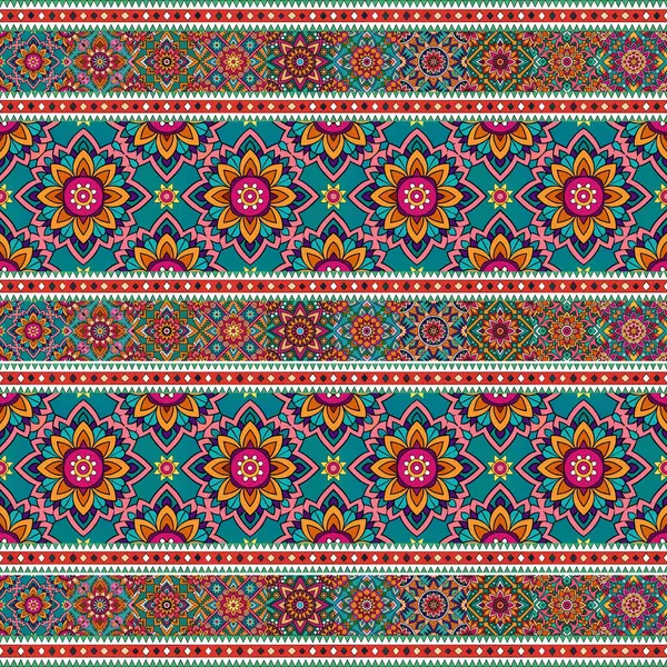 Geleneksel süs. Geometrik dikişsiz desen. vektör illüstrasyonu