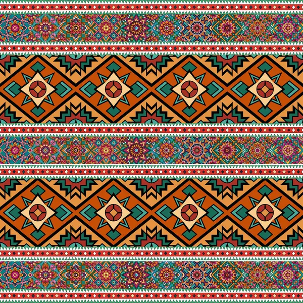 vektörler aztek süslemeli renksiz etnik desen