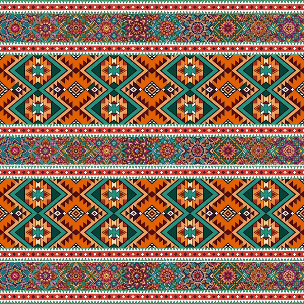 Geleneksel etnik, pürüzsüz model. vektör illüstrasyonu.