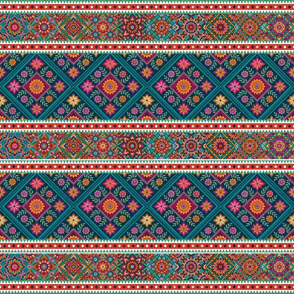 renkli etnik halı, vektör illüstrasyonu