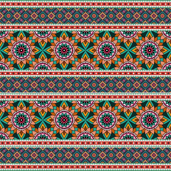 vektörsüz çiçeksiz etnik desen