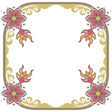 Klasik vektör çiçek arkaplanı.