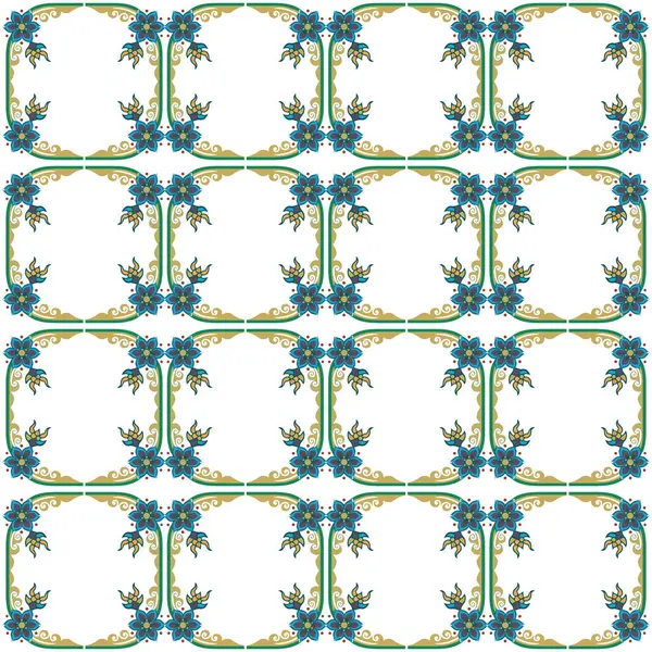 Kusursuz çiçek deseni. Vektör illüstrasyonu.