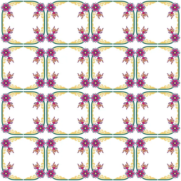 Pembe renklerde kusursuz çiçek deseni. raster illüstrasyonu.