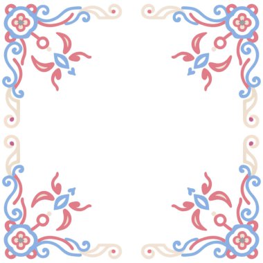 Çiçek çerçeveleri seti