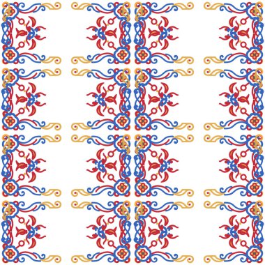 Yunanca süslemeli vektörsüz desen.