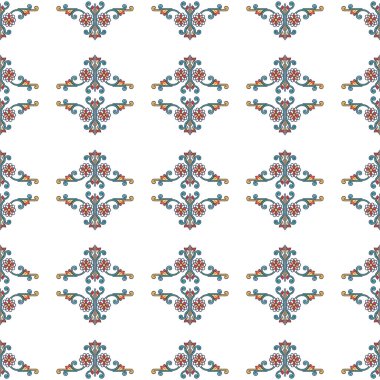 Soyut geometrik şekilli kusursuz desen