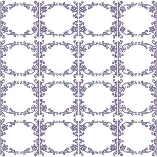 Kusursuz geometrik süslemeli vektör deseni