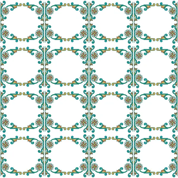 Doğulu süslemelerinin vektörsüz deseni. vektör illüstrasyonu.