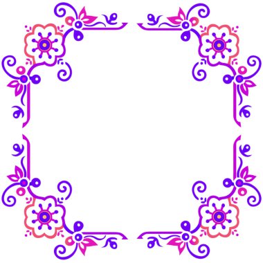 Çiçek ve yaprak desenli çiçek süsü..