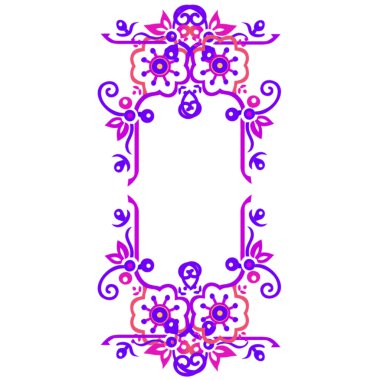 Klasik barok süsü. Antika tarzı anthus.