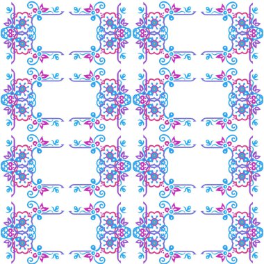 Kusursuz şablonun vektör illüstrasyonu