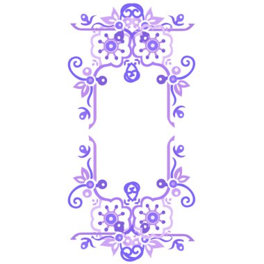 Vektör çiçek tasarımı ögesi.