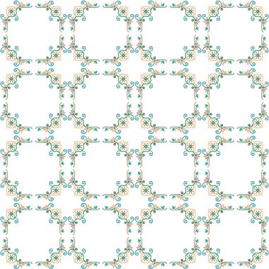 Geometrik süslemeli vektör deseni. Kusursuz tasarım dokusu.