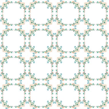 Kusursuz Vektör Deseni. Geometrik Süsleme Biçiminde Arkaplan DokusuName.