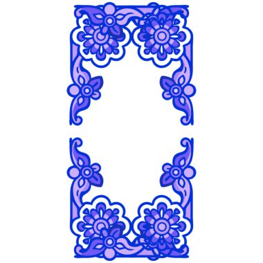 Çerçeveli bir Çin aksesuarı.