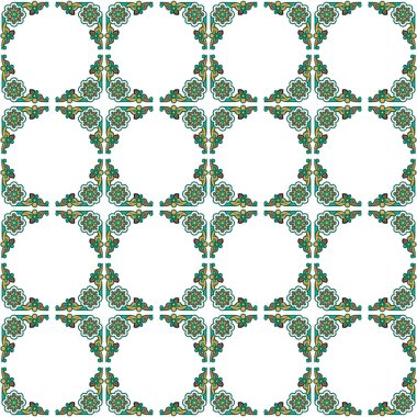 Vintage seamless modeli, vektör çizim