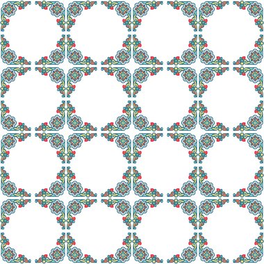 soyut geometrik dikişsiz desen, vektör illüstrasyonu