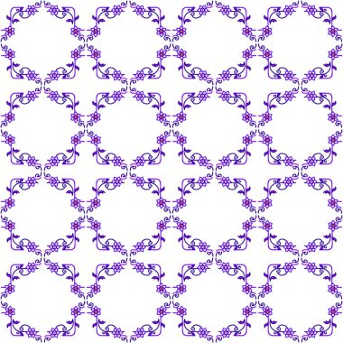 Kusursuz bir şablonun vektör çizimi