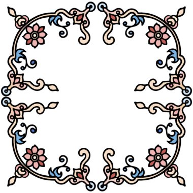 Vektör çiçek tasarımı ögesi