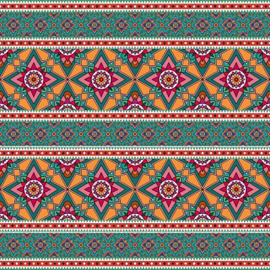 vektör etnik seamless modeli