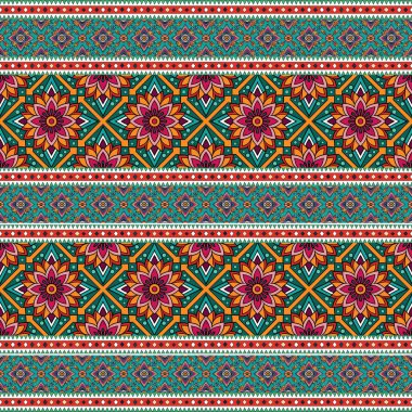 Kusursuz etnik düzen. renkli soyut arkaplan
