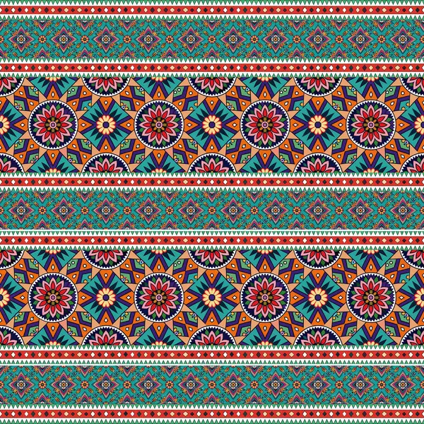 vektör soyut renkli etnik kabilenin kusursuz deseni