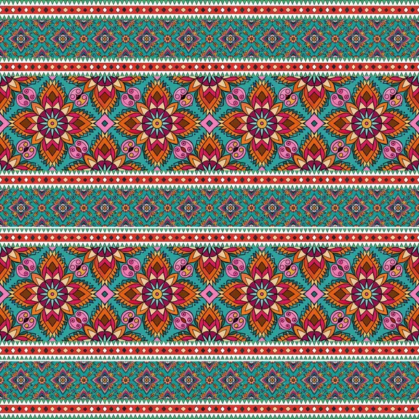 Vektör soyut etnik kabile süsleme deseni. renkli geometrik etnik desensiz arkaplan