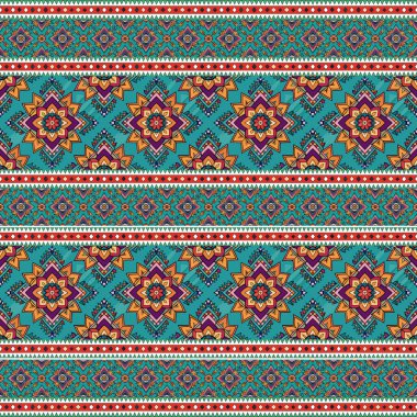 Soyut geometrik şekilli kusursuz desen