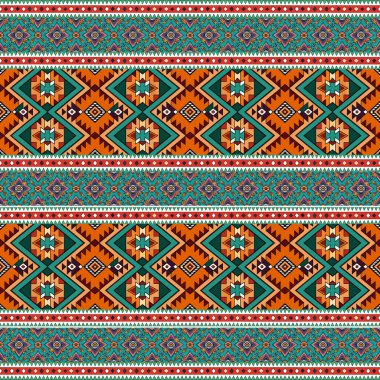 Geleneksel etnik süs, kumaş, tekstil, ambalaj, baskı için kusursuz vektör deseni.