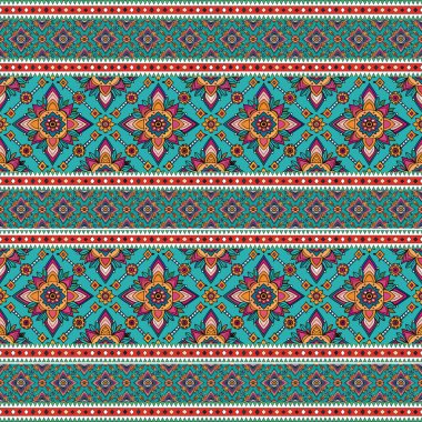 Kabile tarzında etnik desenler..