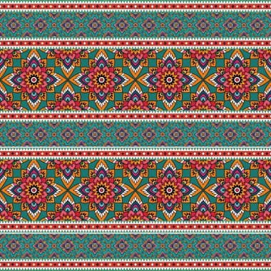 vektör Dikişsiz etnik desen