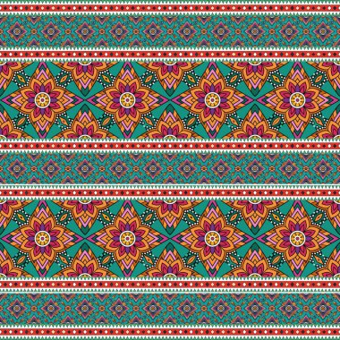 vektör etnik geçmiş. Kusursuz desen