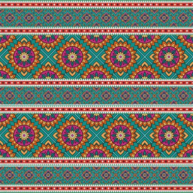 vektör Dikişsiz etnik desen